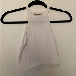 white tank top